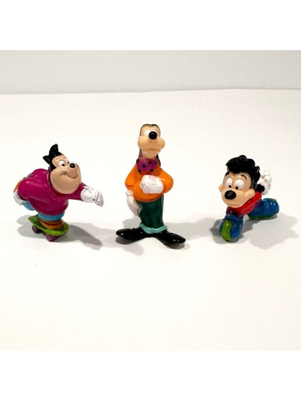 Vintage 90s Disney Goofy Movie Goof Troop Max, PJ, Goofy PVC Figures
